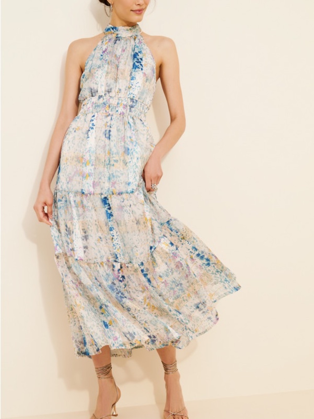 The Somerset Maxi Dress: Halter Edition Small EUC Anthropologie